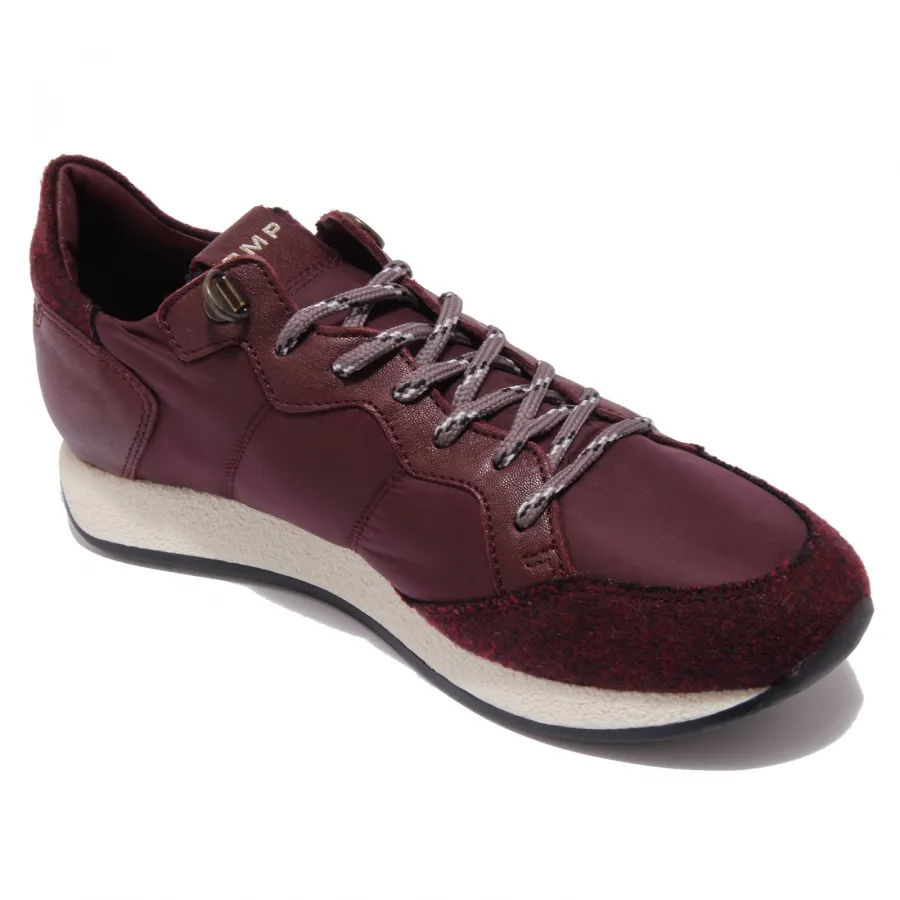 2416AC sneakers uomo PHILIPPE MODEL MONACO bordeaux shoes men