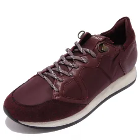 2416AC sneakers uomo PHILIPPE MODEL MONACO bordeaux shoes men