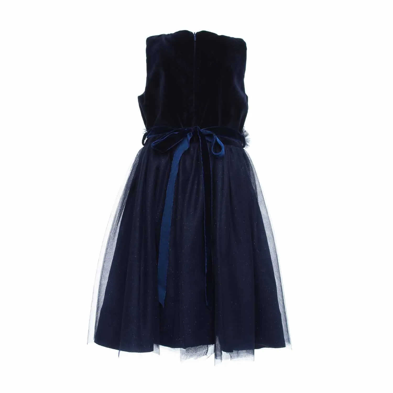 Abito Tulle Blu Bambina