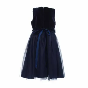 Abito Tulle Blu Bambina