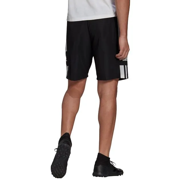 Adidas Pantaloncino Squad 21 Downtime Uomo Nero Bianco