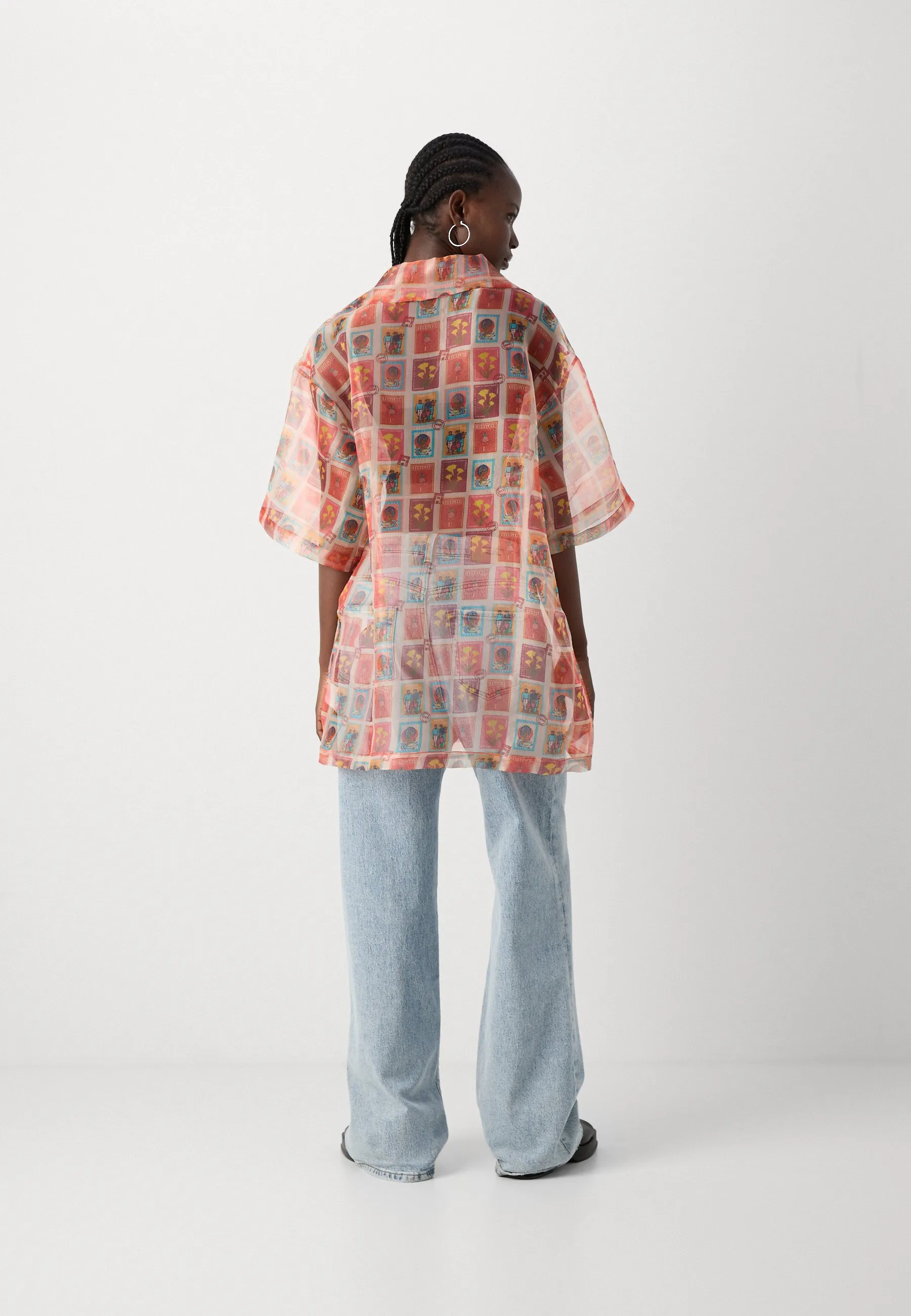 ALLEN POST CARD PRINT SHIRT - Camicia