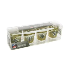 Bicchiere Uomo Nfl 4 Shot Glasses Set Neosai Original Team Colors