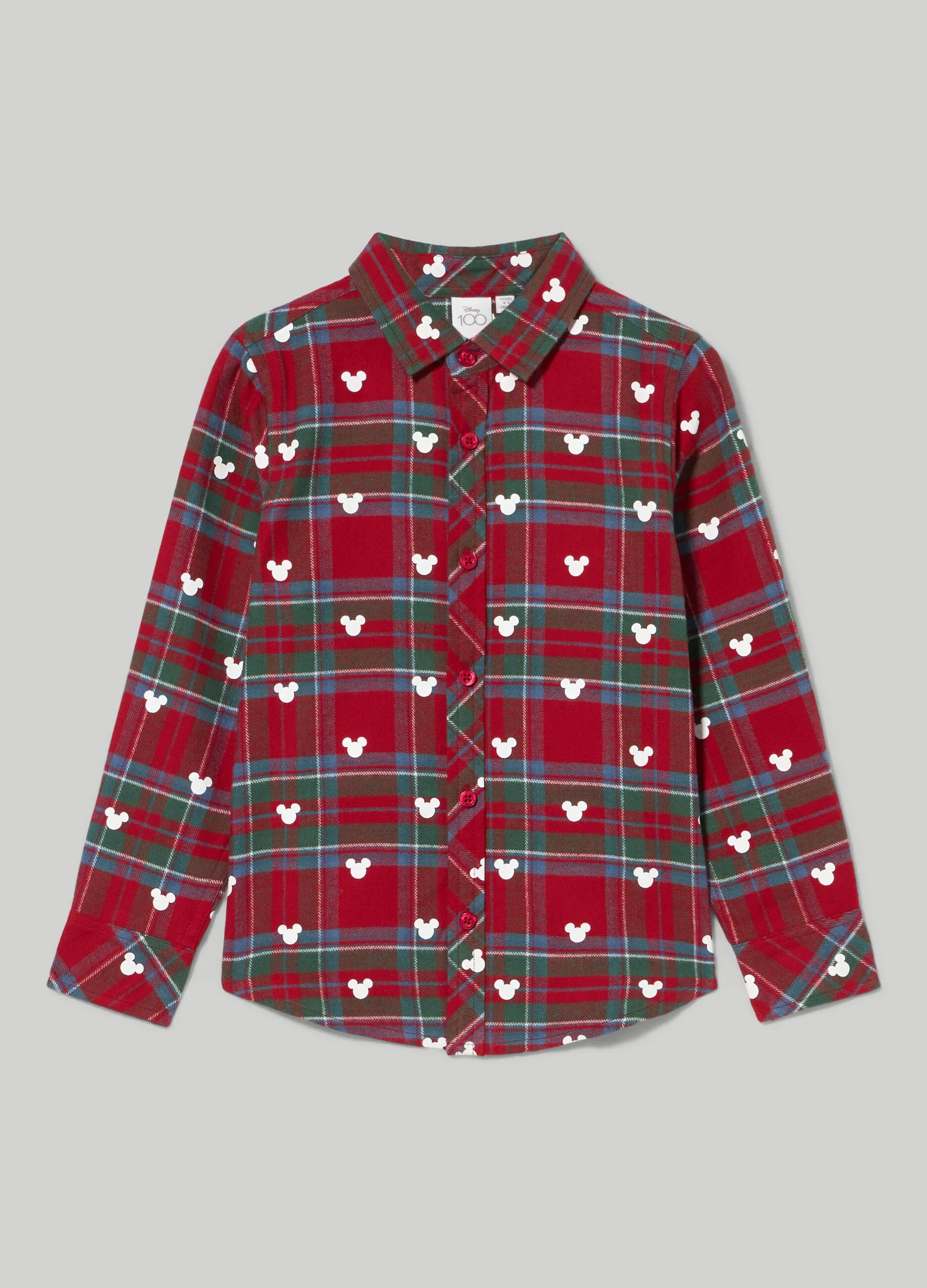 BLUKIDS  Camicia in flanella di puro cotone bambino