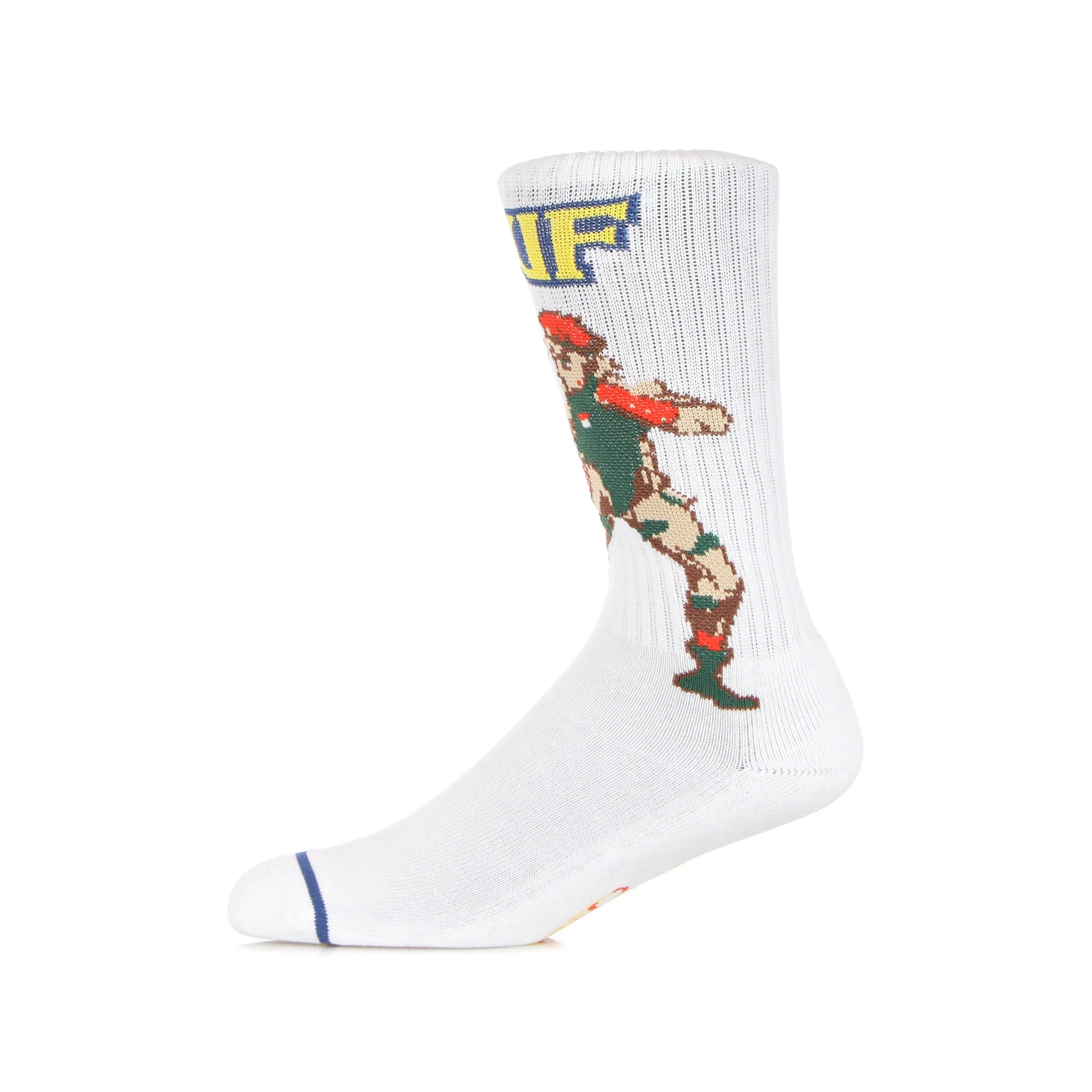 Calza Media Uomo Chun Li & Cammy Sock White