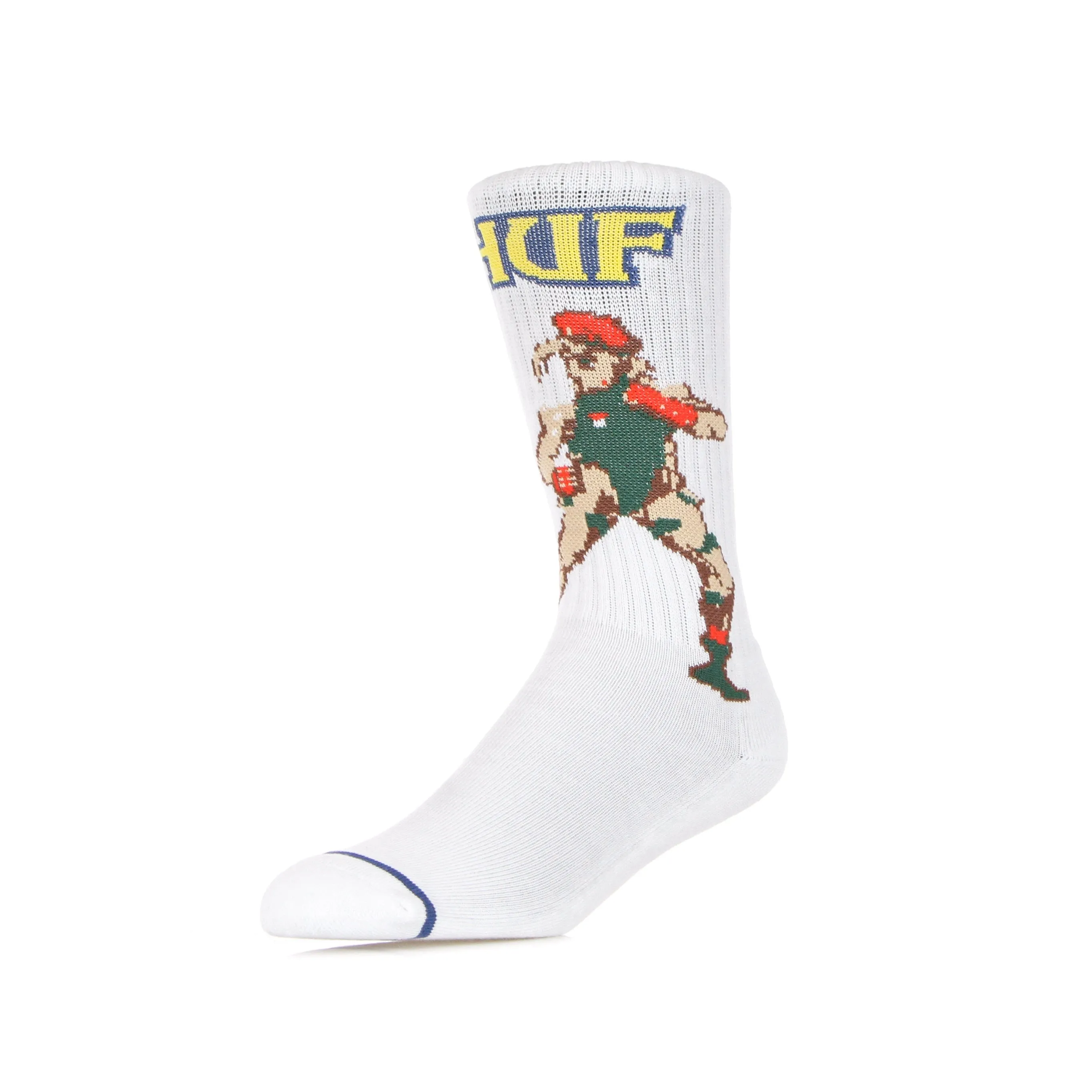 Calza Media Uomo Chun Li & Cammy Sock White