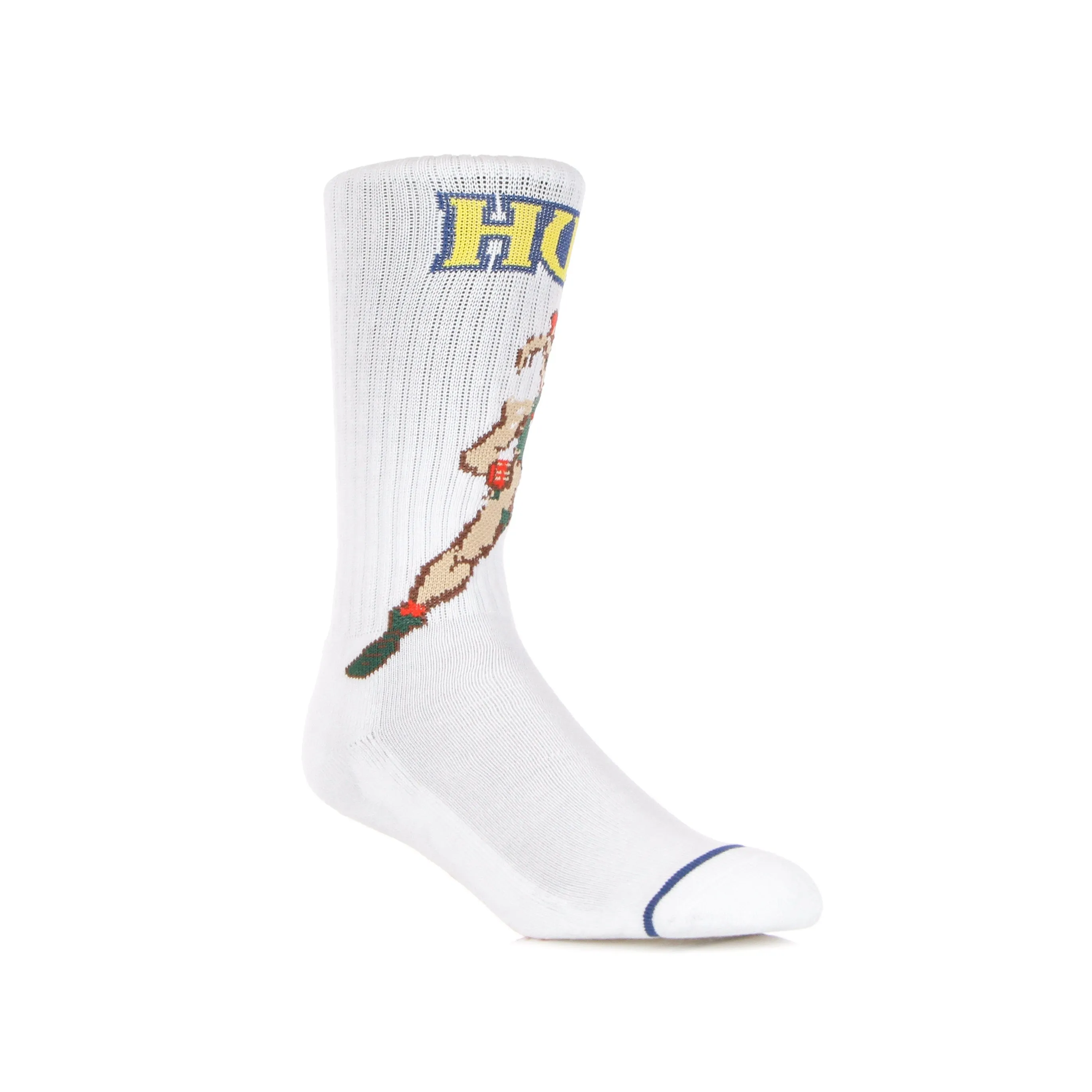 Calza Media Uomo Chun Li & Cammy Sock White