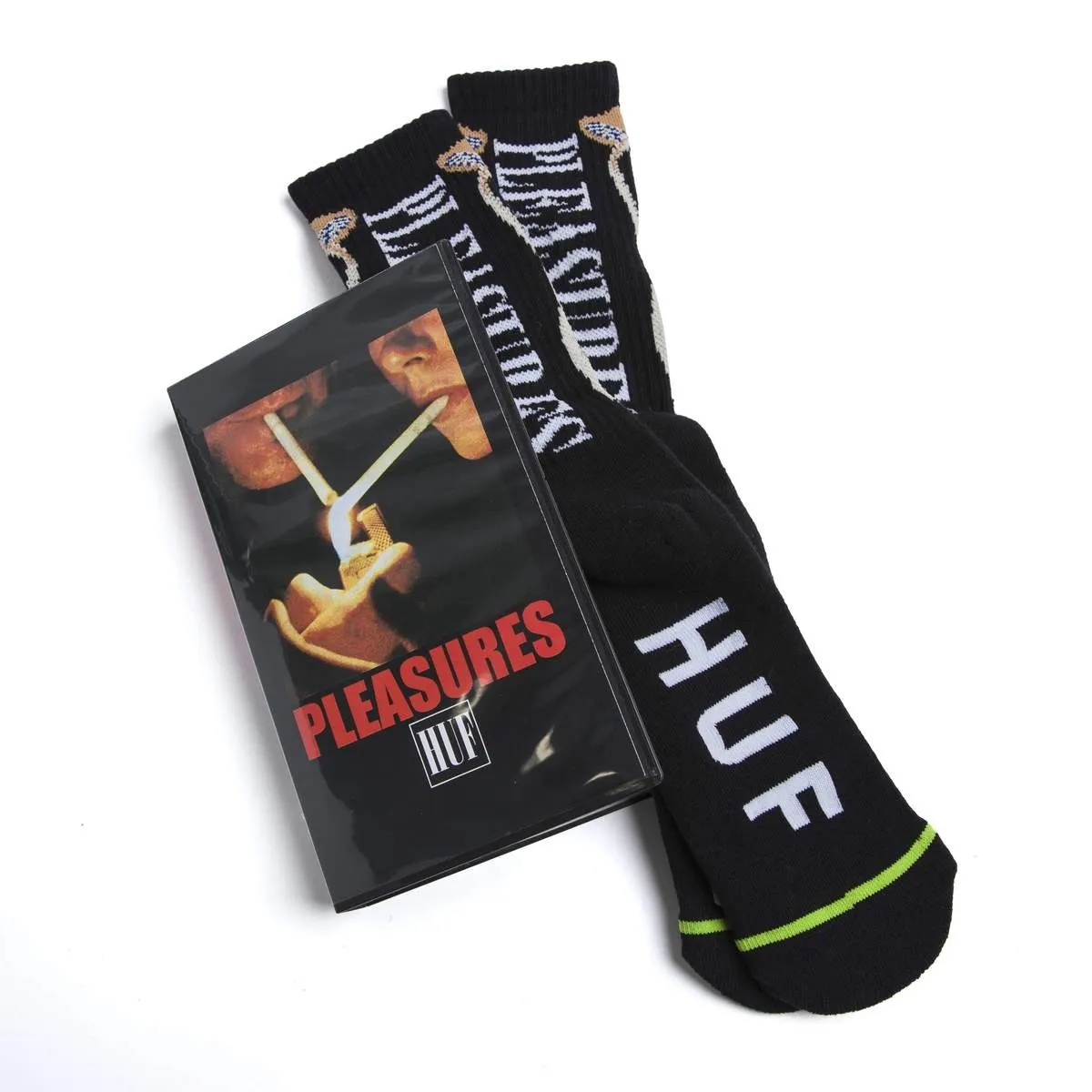 Calza Media Uomo Spore Sock X Pleasures Black