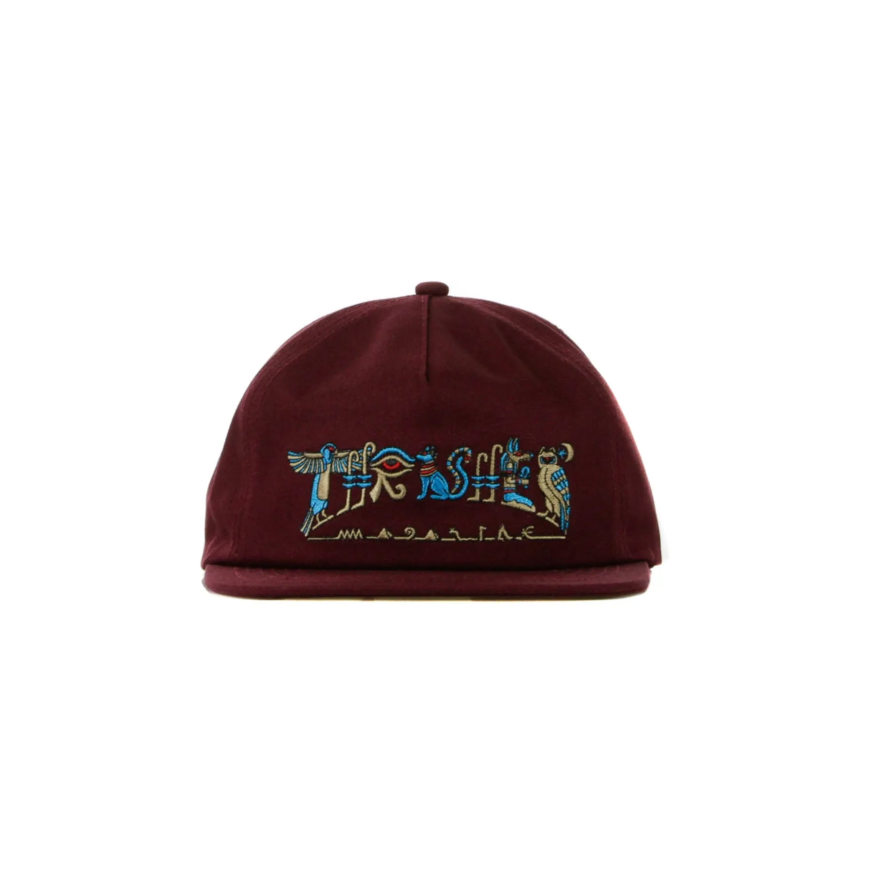 Cappellino Visiera Piatta Uomo Hieroglyphic Maroon