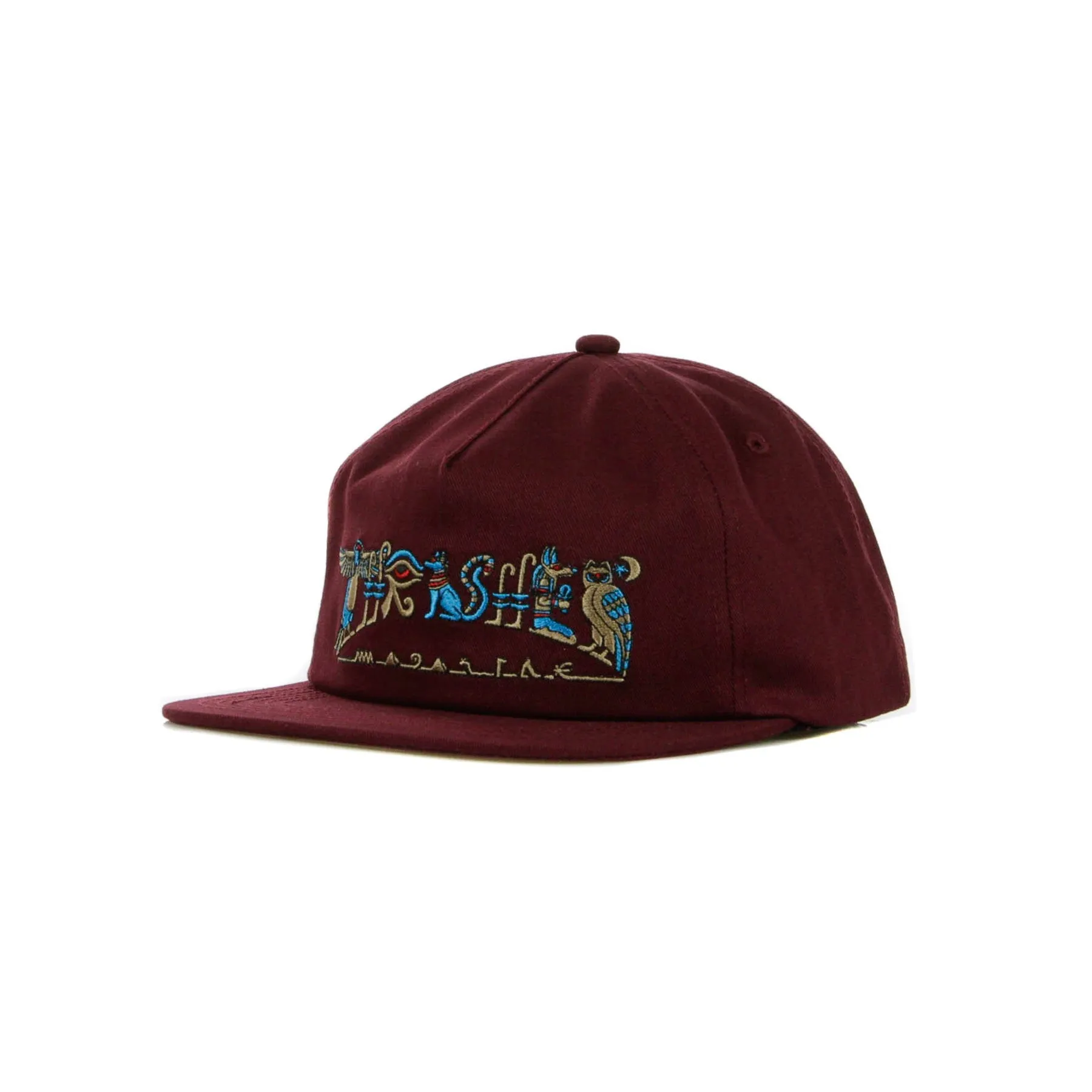 Cappellino Visiera Piatta Uomo Hieroglyphic Maroon