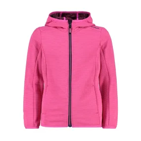 CMP   bambina    Pile full zip con cappuccio - col. C505