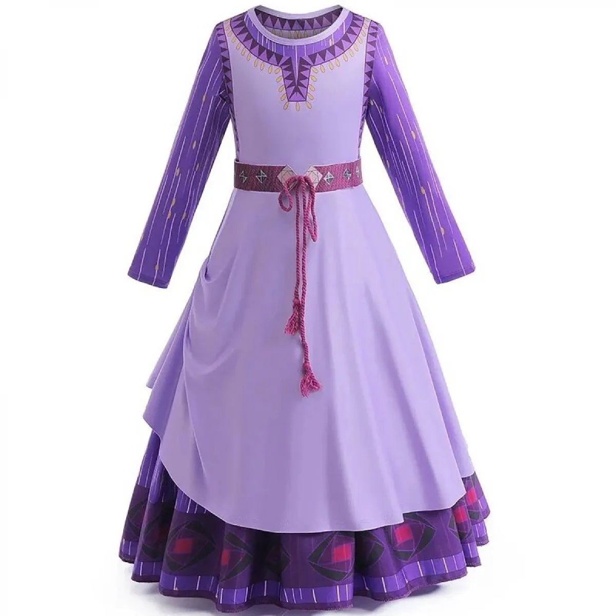 Costume cosplay per bambini Ragazze Abito da ballo con fiori Abiti da principessa Abiti da festa Abiti Cospaly per bambini