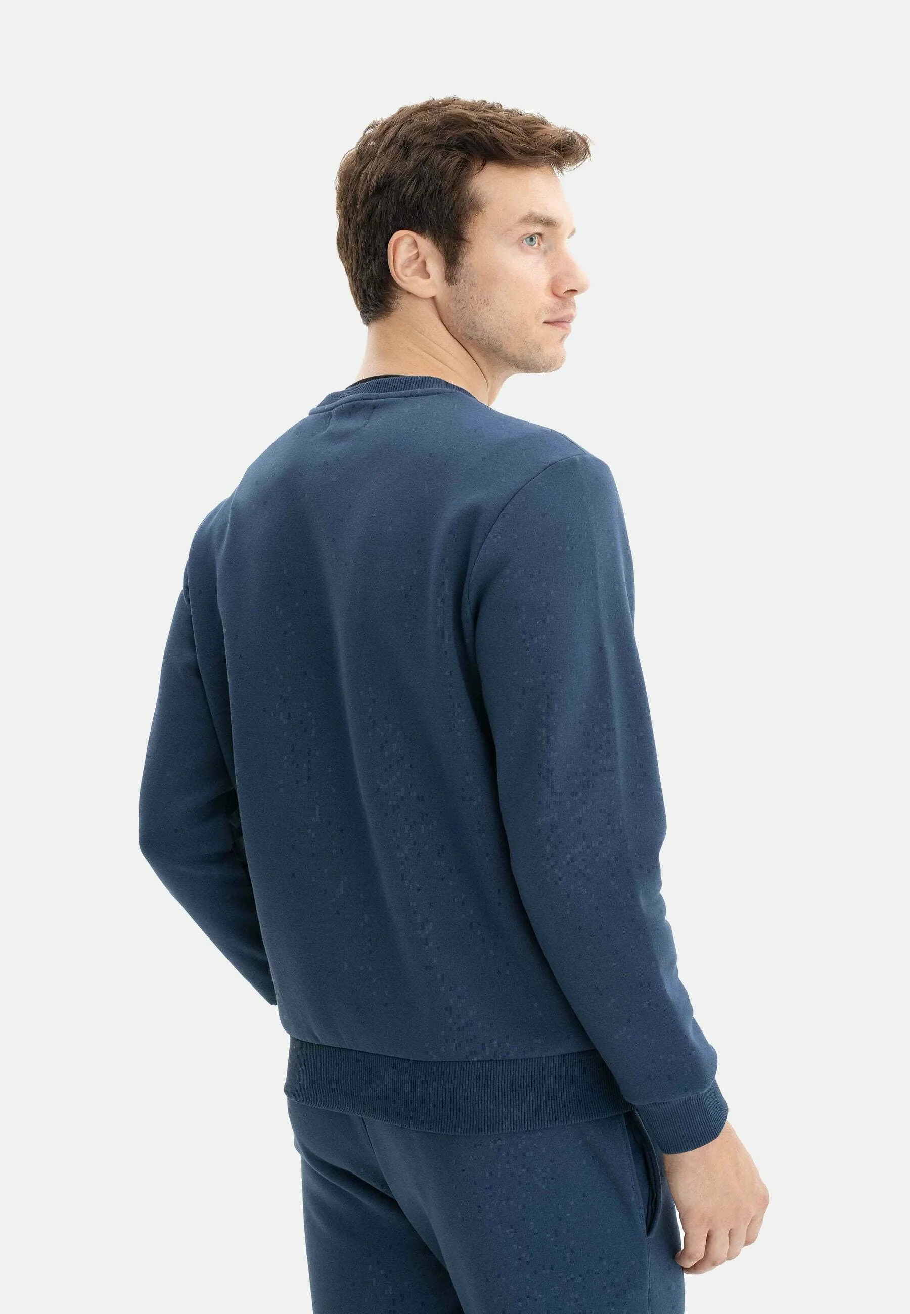 CREW NECK POCKET DETAILED - Felpa