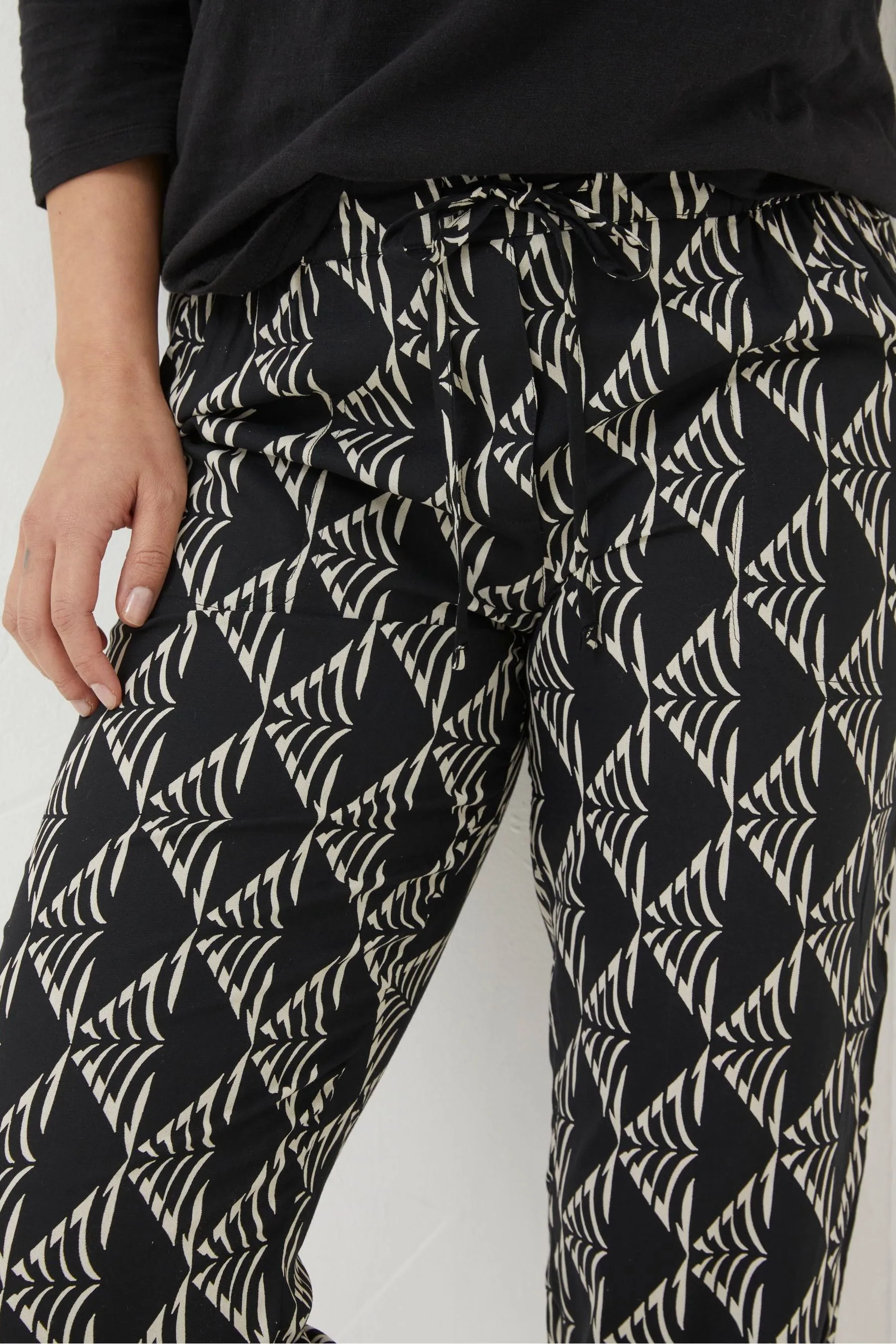 FatFace - Lyme - Pantaloni Mono geometrico