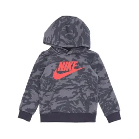 felpa cappuccio bambino club camo fleece po hoodie SMOKE GREY