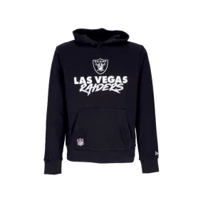 felpa cappuccio uomo nfl script team hoody lasrai BLACK/WHITE