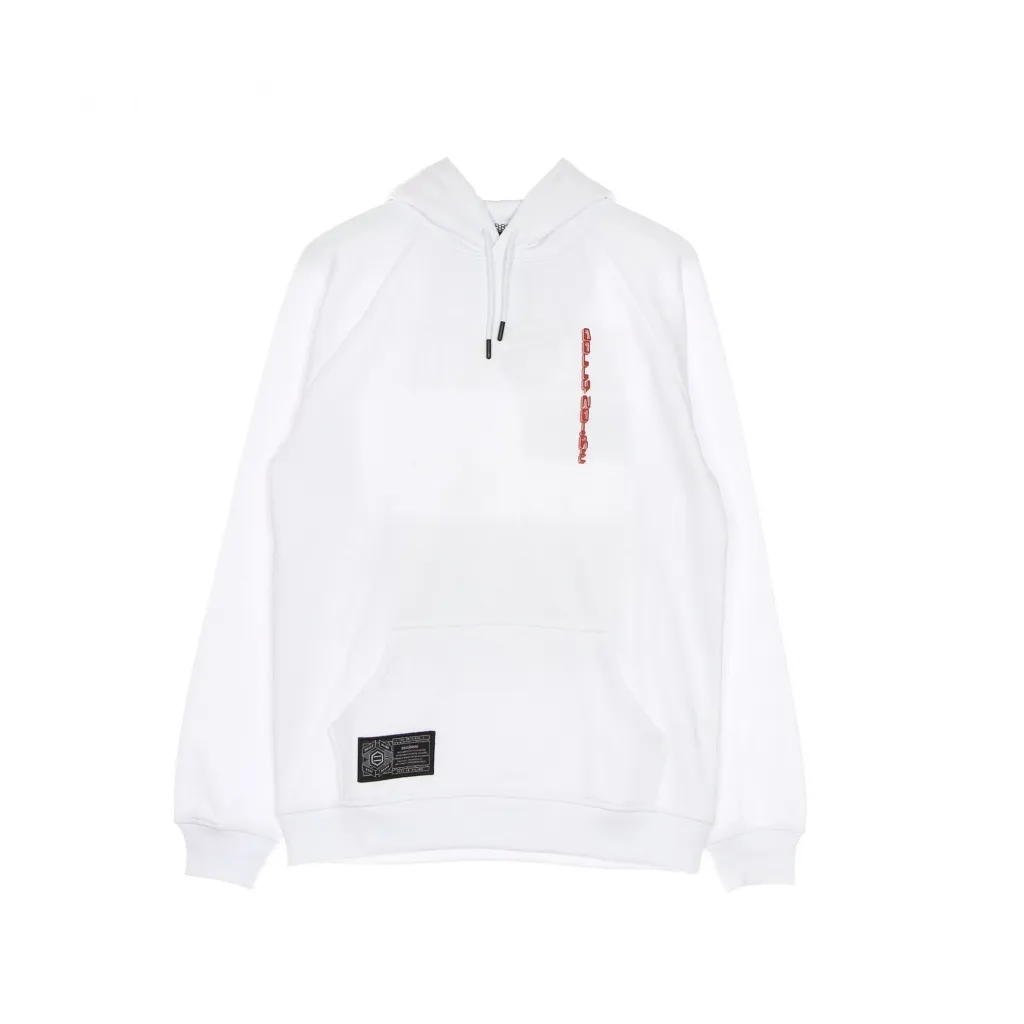 felpa cappuccio uomo pompei hoodie WHITE