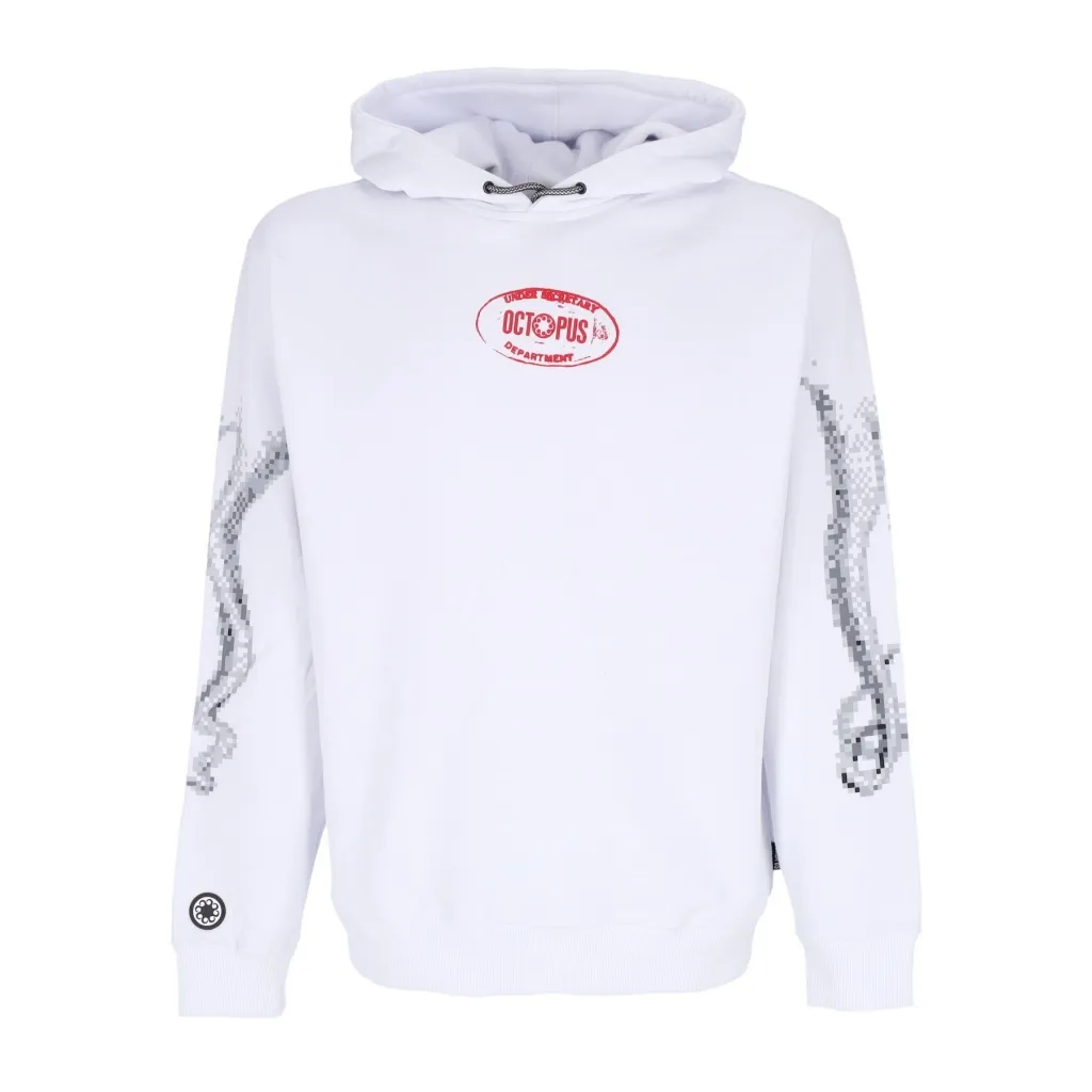 felpa cappuccio uomo top secret hoodie WHITE