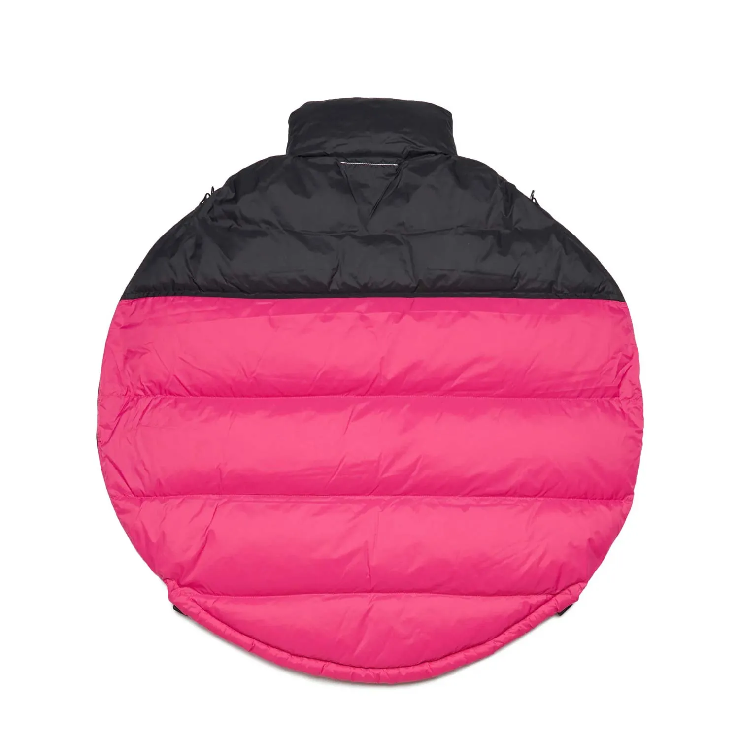 Giubbotto Round Model Mm6 Fucsia E Nero