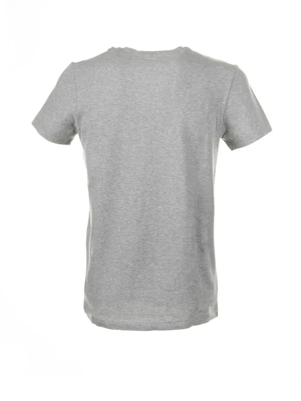 Gray stretch jersey T-shirt