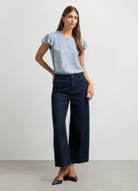 IWIE  Pantaloni in denim di cotone stretch donna