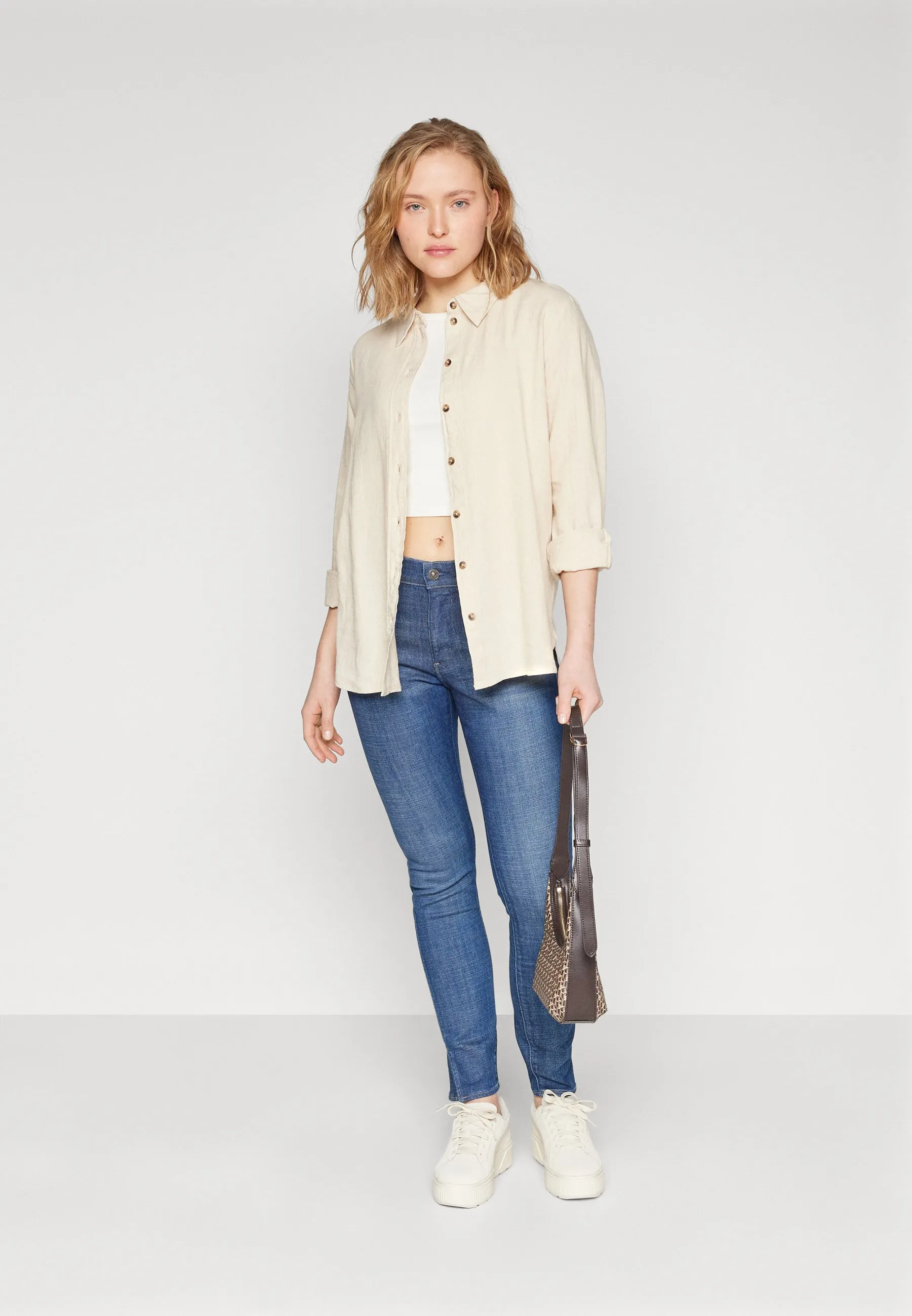 JDYSAY  LINEN LOOSE SHIRT NOOS - Camicia