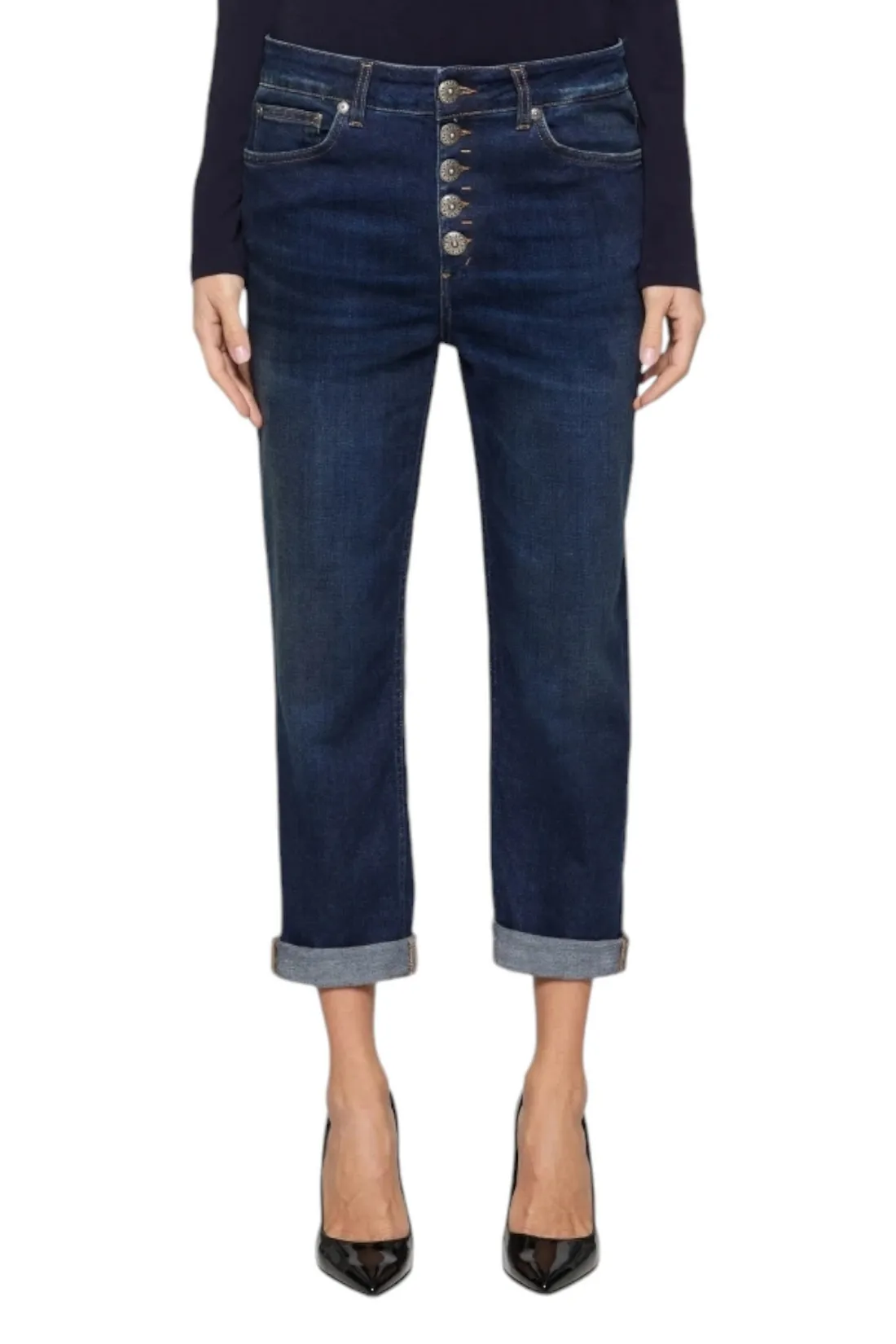 jeans donna koons denim scuro