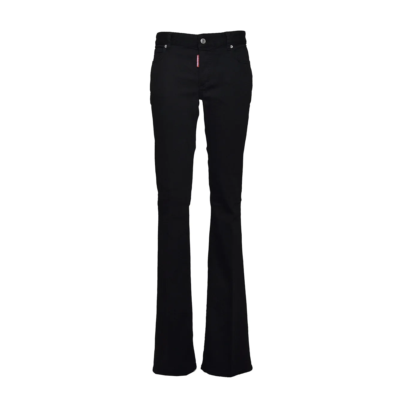 Jeans Flare Twiggy Jean in denim nero Dsquared2