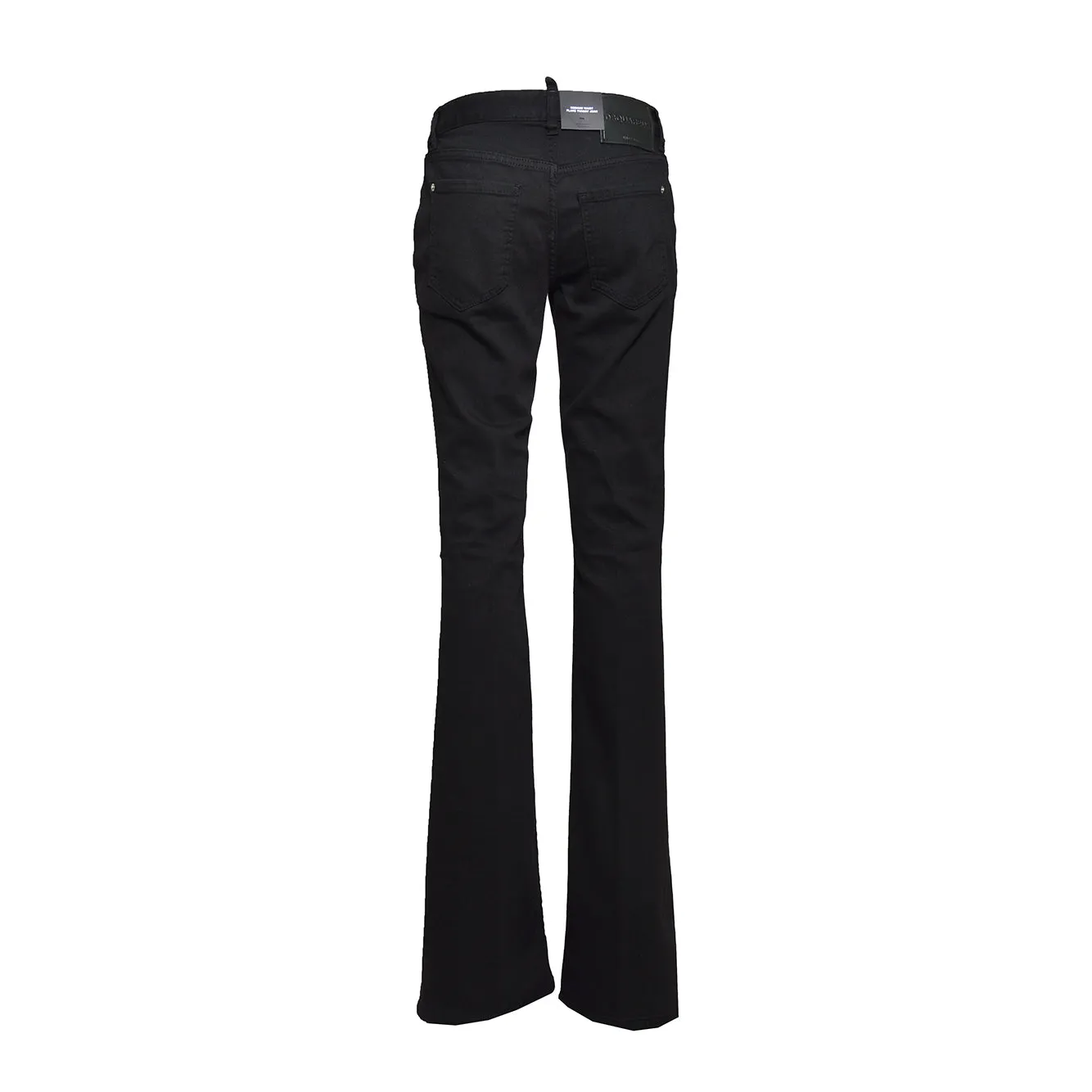 Jeans Flare Twiggy Jean in denim nero Dsquared2