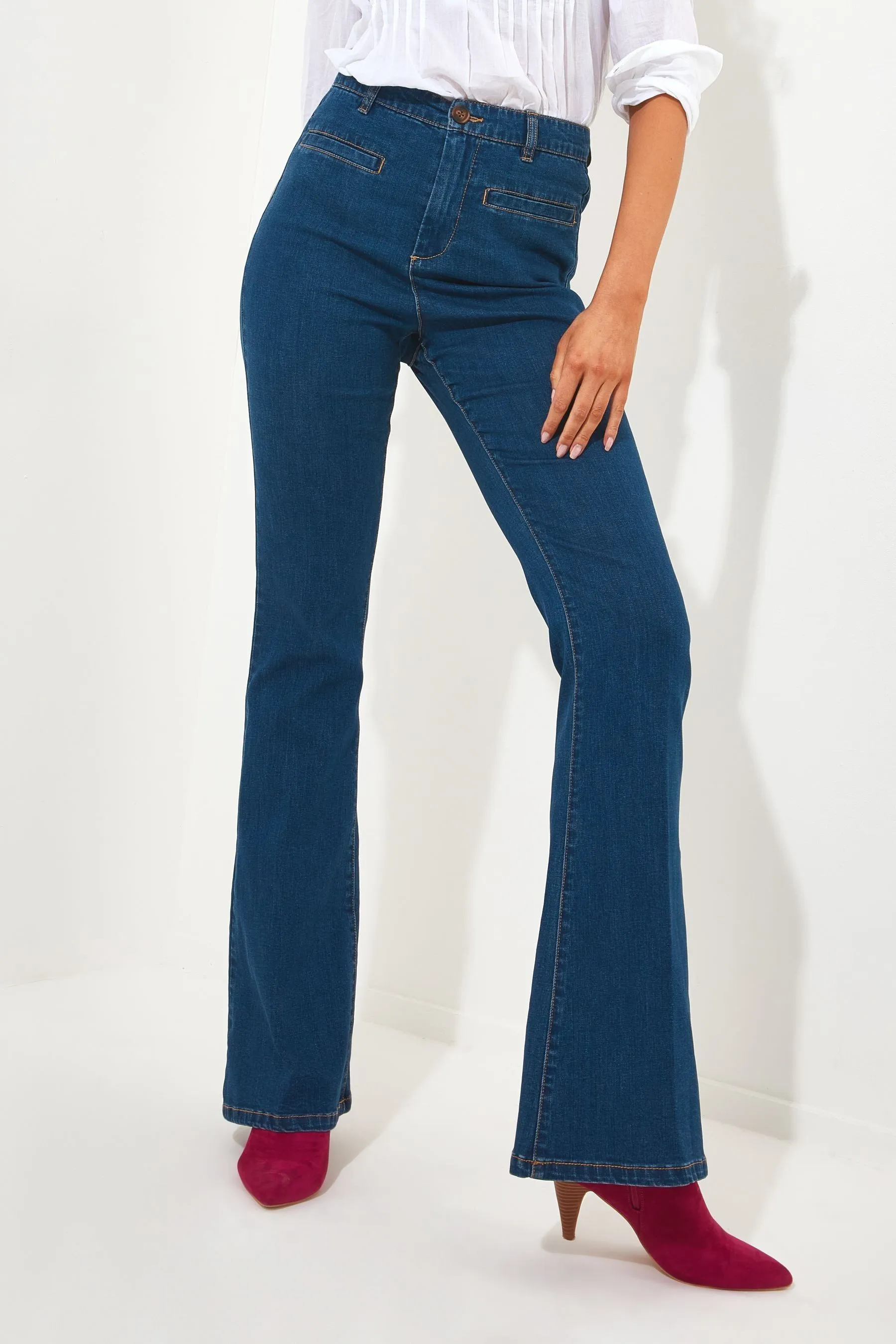 Joe Browns - Denim bootcut Pantaloni elasticizzata