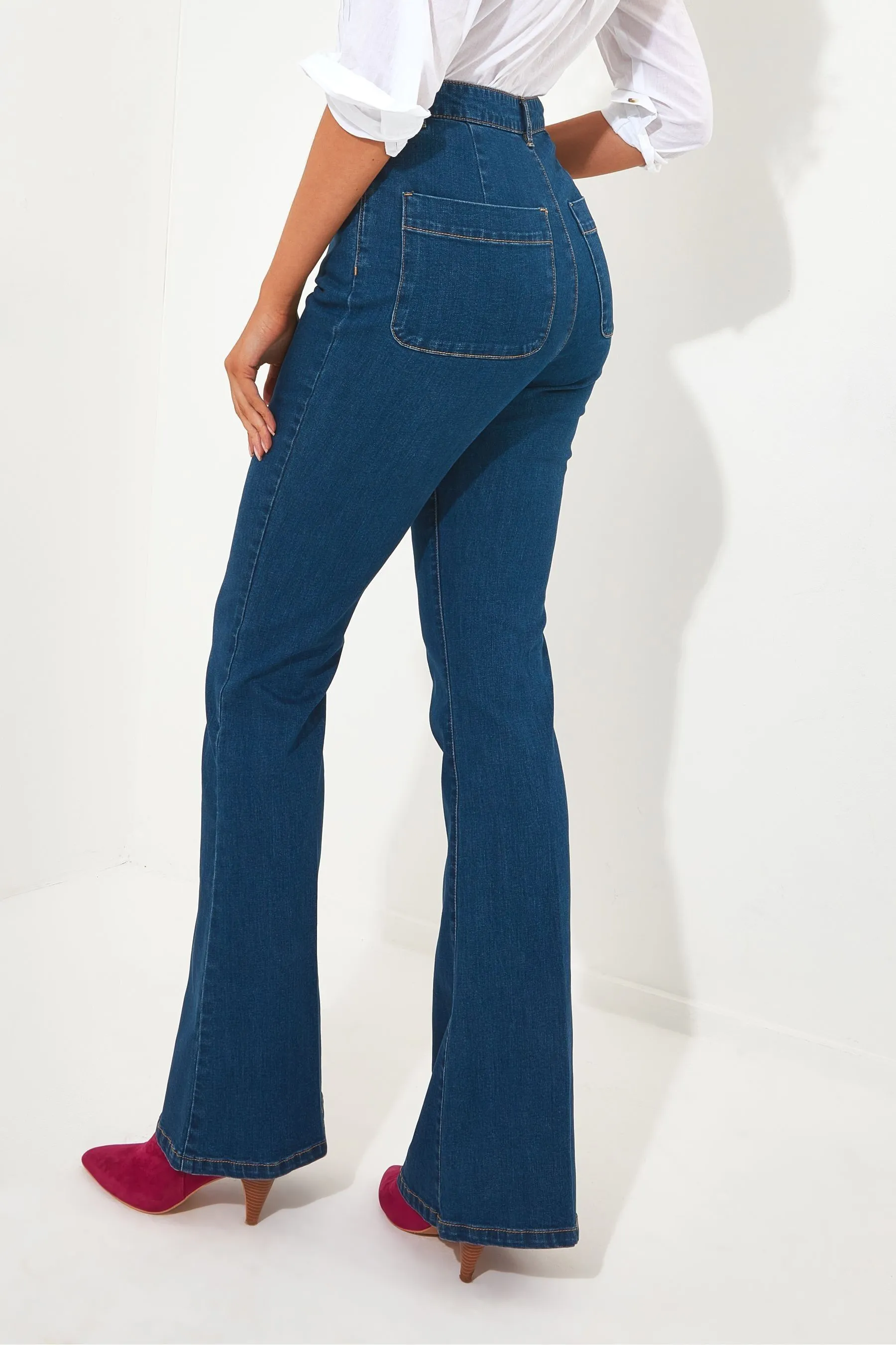 Joe Browns - Denim bootcut Pantaloni elasticizzata