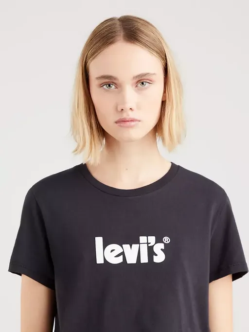 Levi's women's short sleeve t-shirt the Perfect Tee 173691756 black