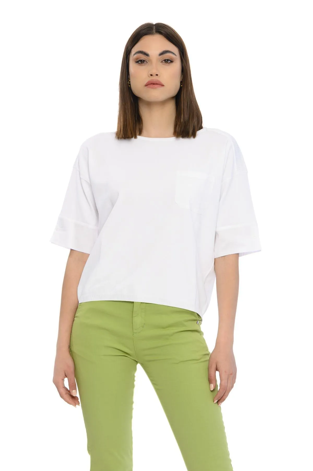 Maglia camicia BIANCO