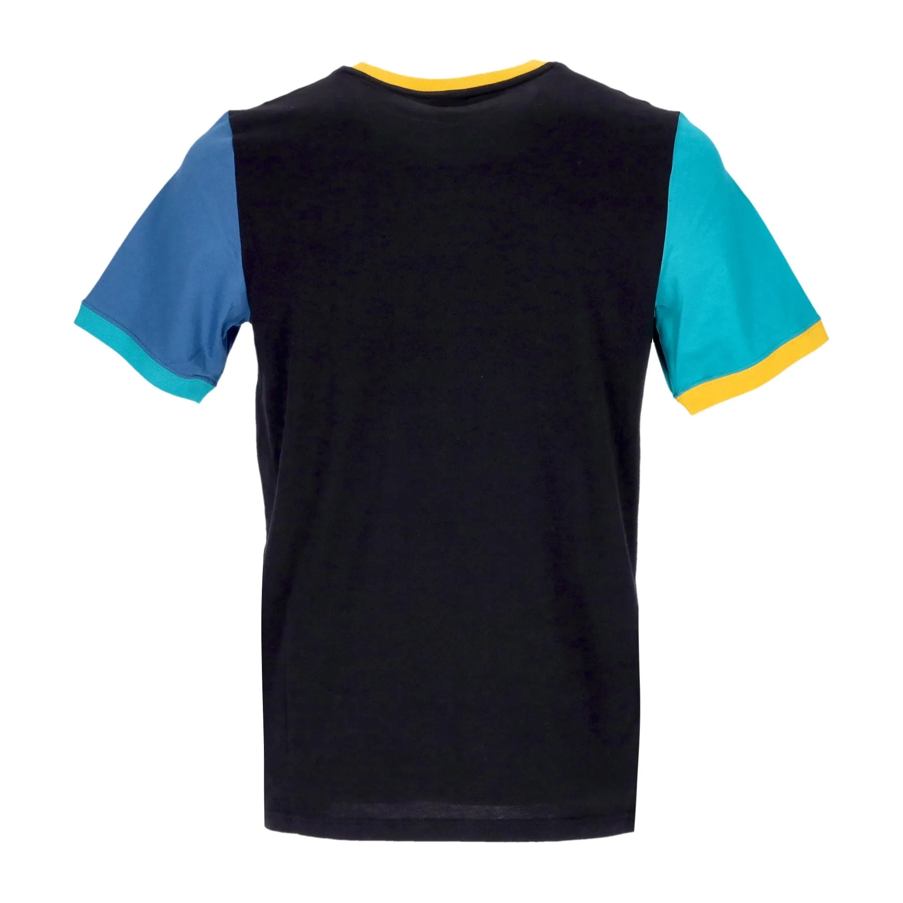 Maglietta Uomo Classics Block Tee Black/deep Aqua