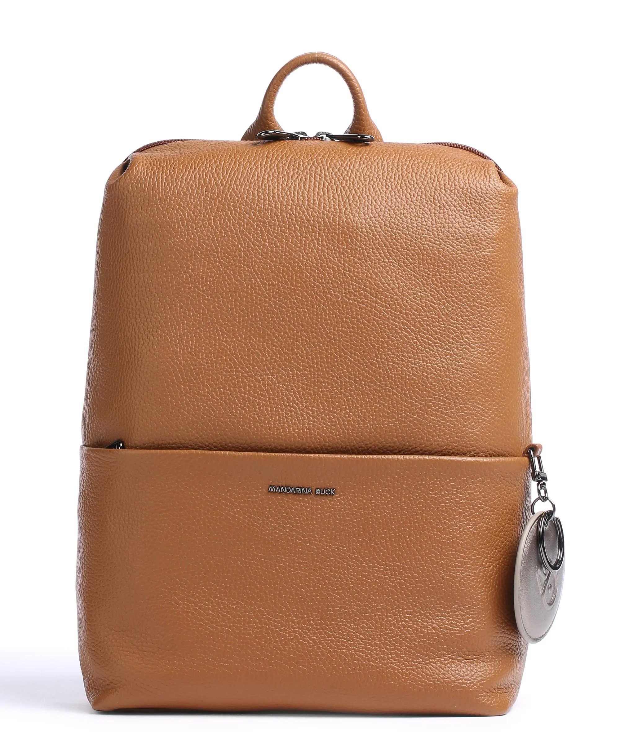  Mandarina Duck Mellow Leather Zaino 13″ pelle di vitello grana tan  