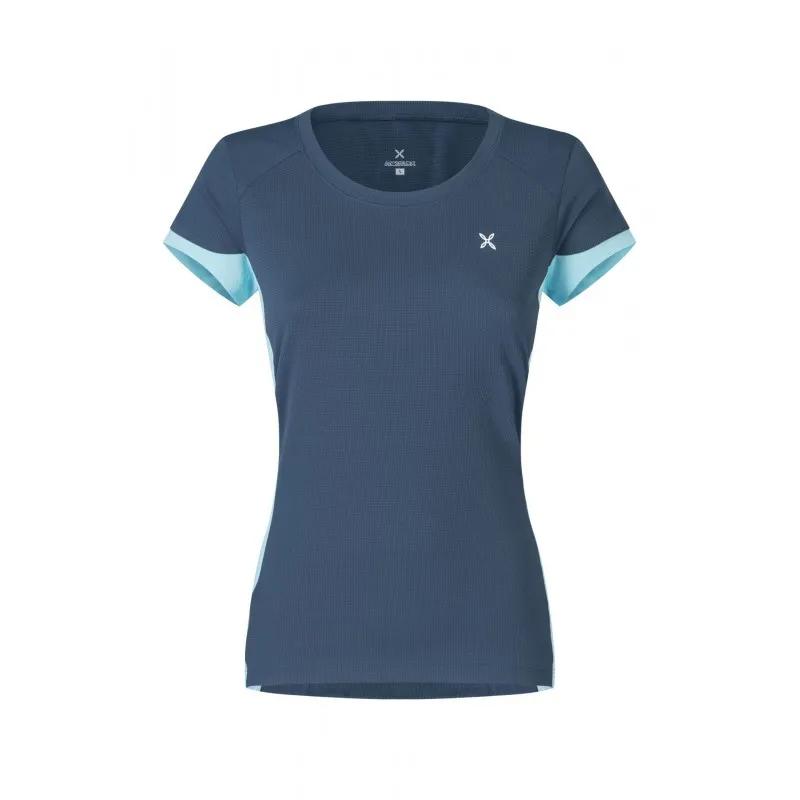 Montura DELTA T-SHIRT WOMAN BLU CENERE/ICE BLUE TG L