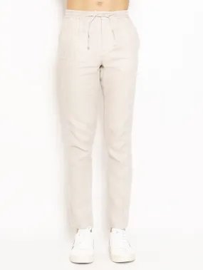 Pantalone con Coulisse Beige