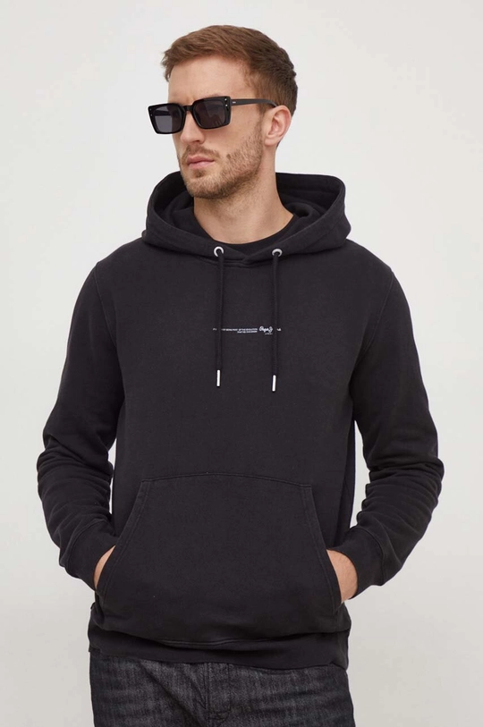 Pepe Jeans felpa in cotone Dave Hoodie