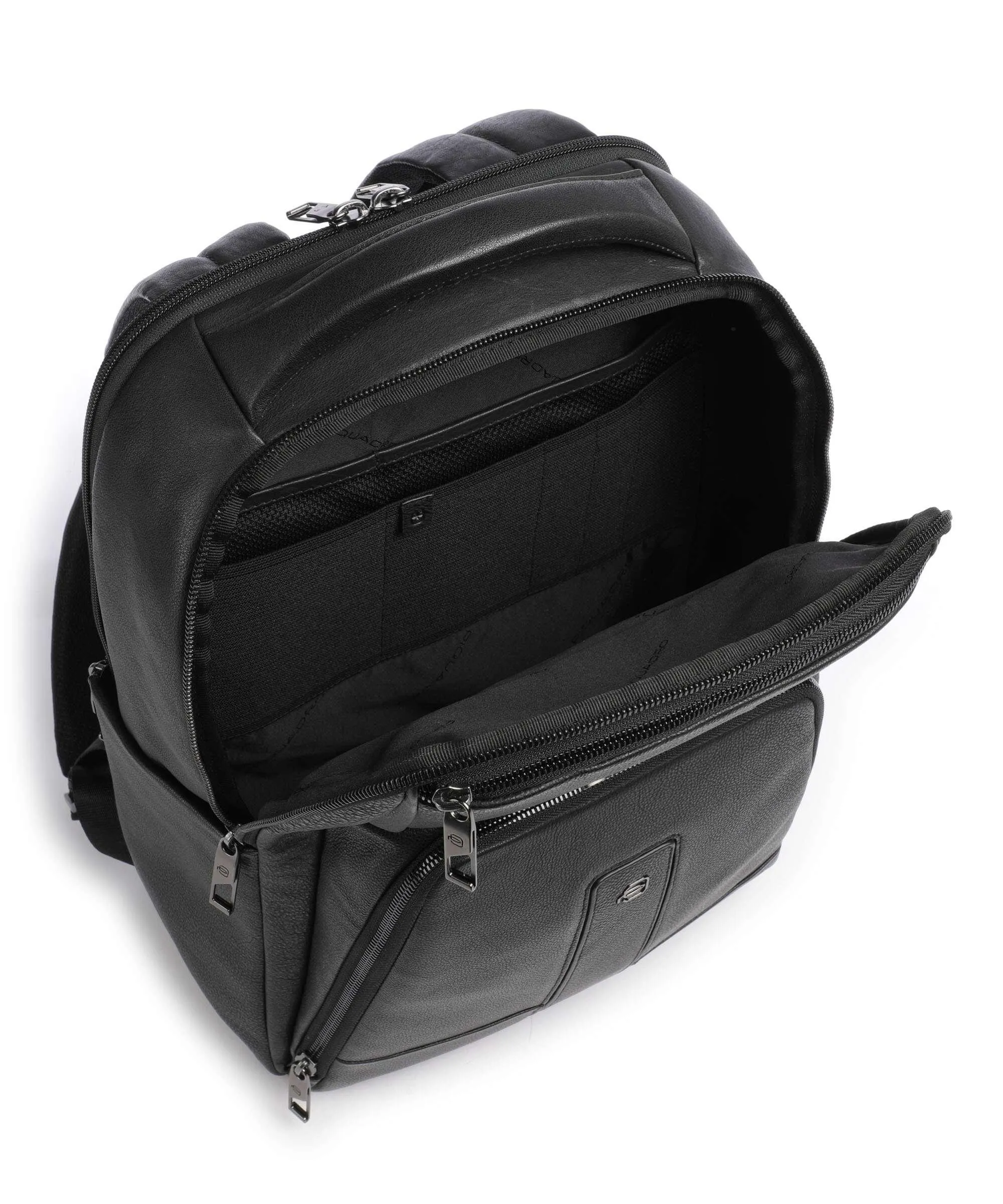  Piquadro Circle Zaino porta pc 14″ pelle di vacchetta grana nero  