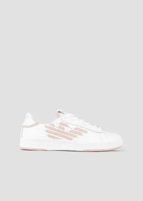 Scarpe Uomo EA7 Emporio Armani X8X043 D884 Bianco Rosa