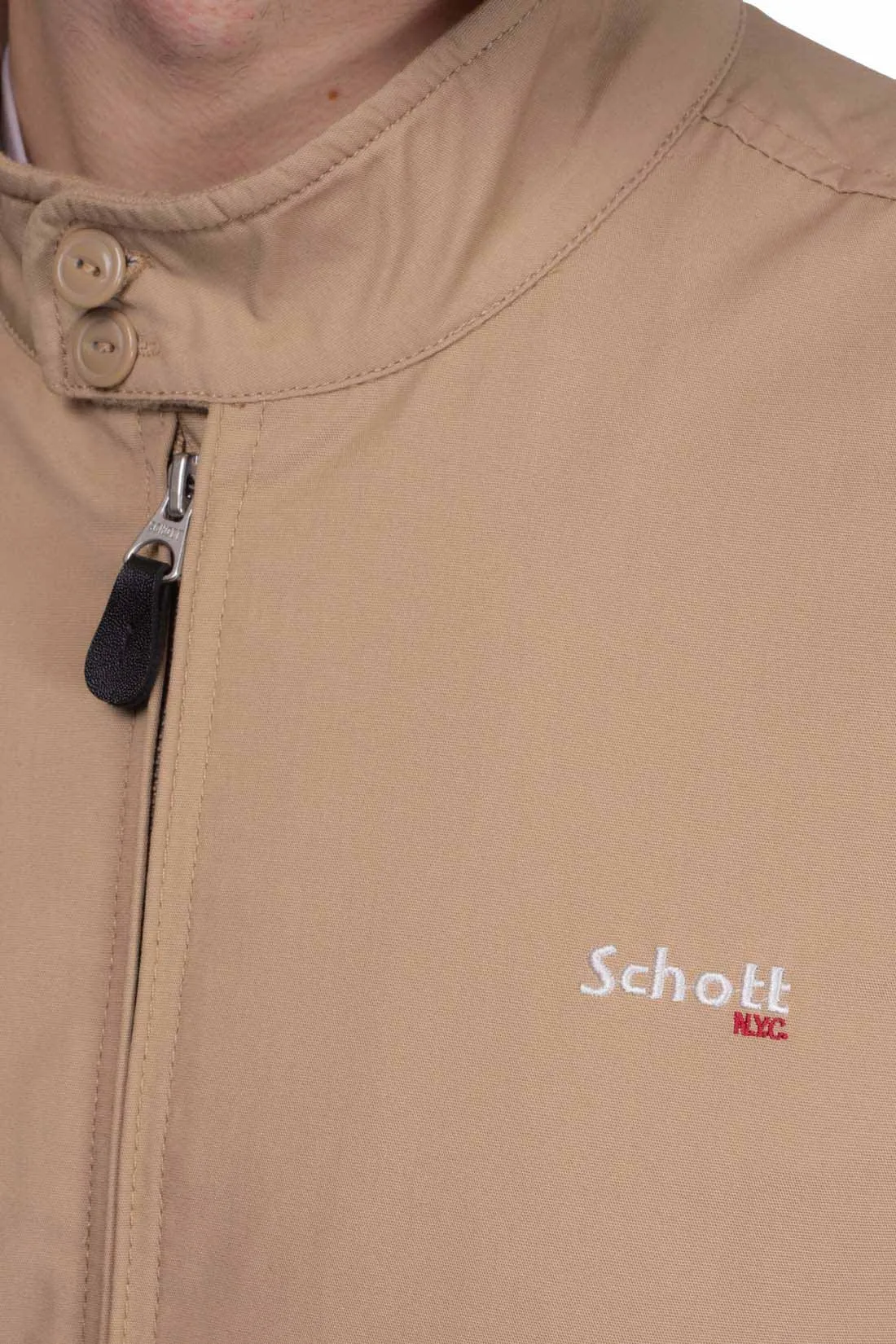 SCHOTT Giubbotto uomo con logo