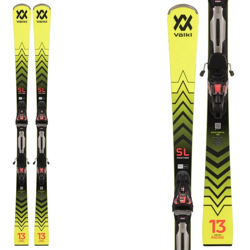 Sci Volkl Racetiger SL Rmotion con attacchi Rmotion3 12 GW