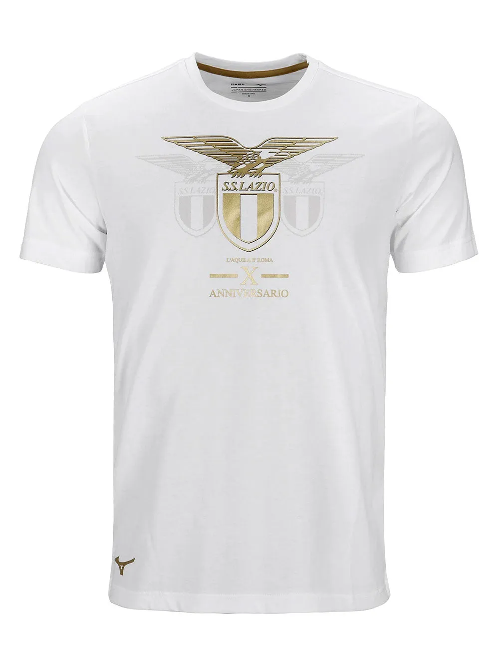 T-shirt S.S. Lazio Anniversary 26.05.13 MIZUNO Uomo P2GA2A83 Bianco