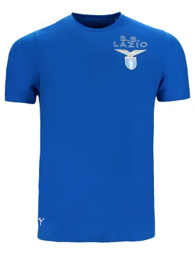 T-shirt Uomo Blu con logo Lazio