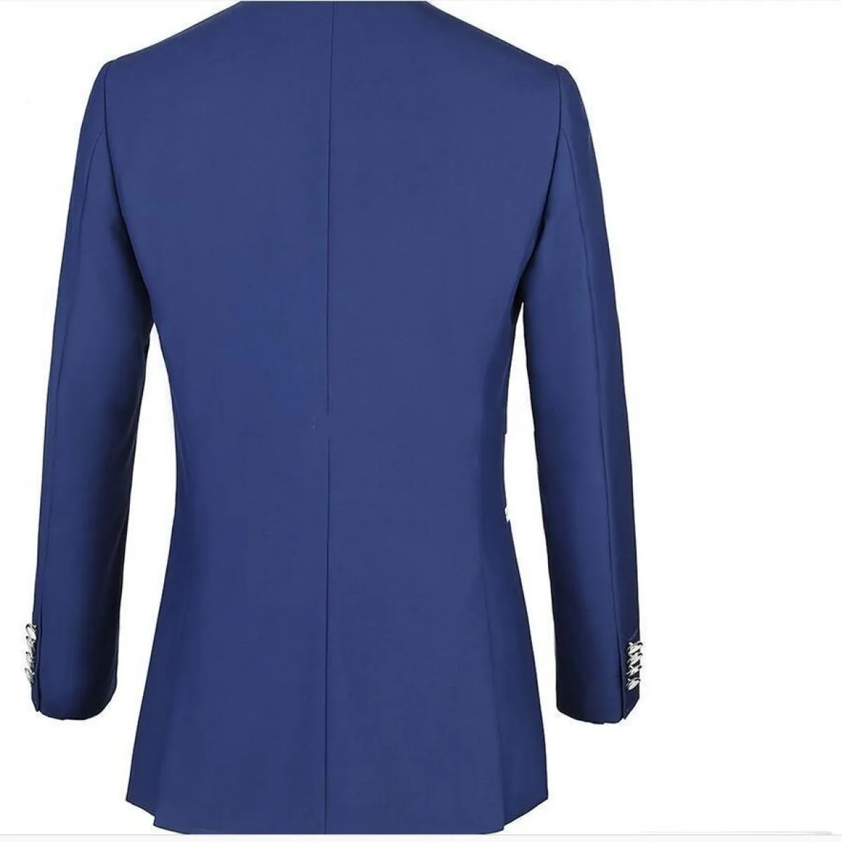 Tailor Made Royal Blue Abito da uomo 2022 Smoking dello sposo Punta risvolto Abiti da uomo migliori Abiti da sposa da uomo (giac