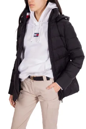 TOMMY JEANS Felpa donna con cappuccio e patch logo