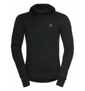 Top tecnico con cappuccio Odlo Active Warm Eco (Nero) Uomo