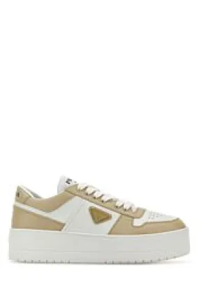 Two-tone leather Downtown sneakers    