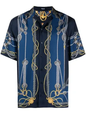 versace Camicia stampa nautica