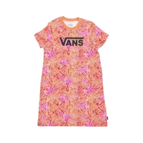 vestito ragazza rose tie dye tee dress CYCLAMEN